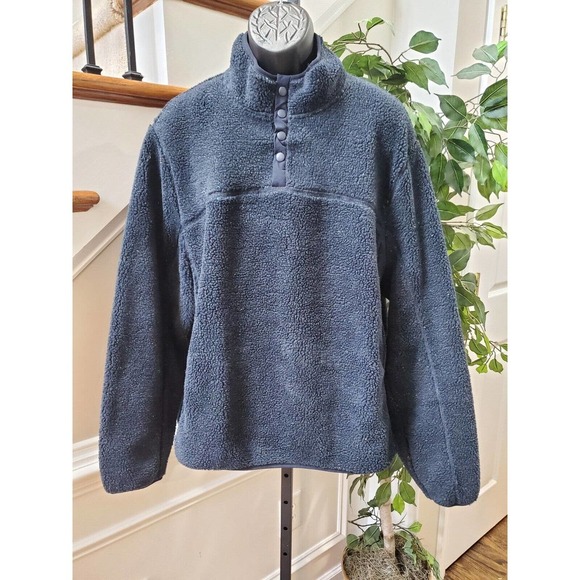 Member's Mark Men's Gray Polyester Long Sleeve Extra Soft Fleece Jacket Size XL - Picture 8 of 8